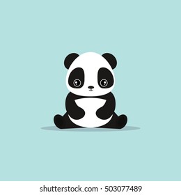 abstrakter süßer Panda