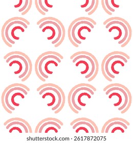 Abstract cute pink seamless pattern background, for fabric textile or food wrapping