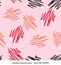 Abstract cute pink seamless pattern background, for fabric textile or food wrapping