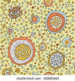 abstract cute seamless pattern