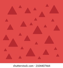 abstract cute seamless triangle shapes memphis pattern soft red background suitable for print clothing