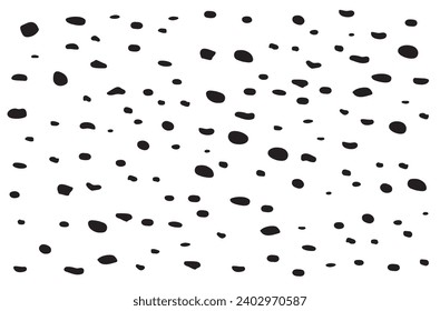 Abstract cute spots seamless pattern