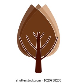 Abstract cute tree