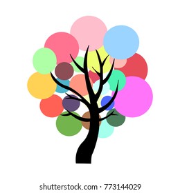 Abstract cute tree