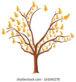 abstract cute tree and