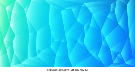Abstrakter türkisblauer Farbverlauf, geometrischer Hintergrund. Anzug für Banner, Web, Broschüre, Broschüre und Präsentation