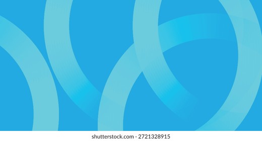 Abstract Cyan and Blue Gradient Rings Background