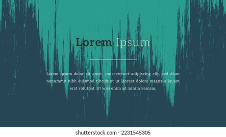 Abstract Cyan Frame Grunge Scratch Design In Dark Background