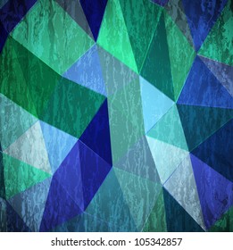 Abstract cyan grunge background. Vector