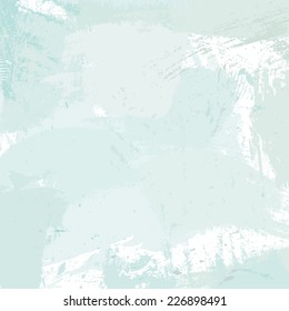 Abstract cyan grunge background, vector illustration