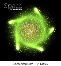  Abstract Cyber Background. Light Effect Design. Elegant Geometric Wallpaper. Vector illustration