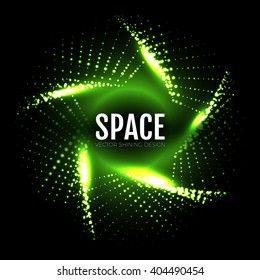  Abstract Cyber Background. Light Effect Design. Elegant Geometric Wallpaper. Vector illustration