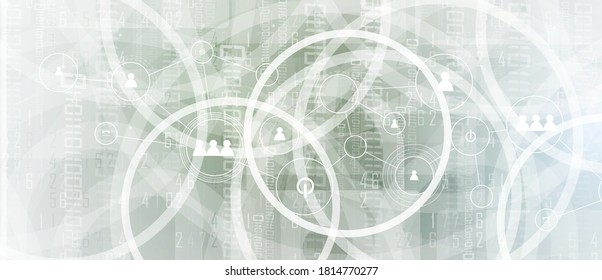 abstract cyber circuit computer technology business background
