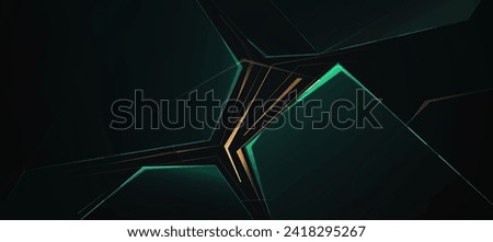 Abstract cyber digital background and futuristic technology ,game tech background ,technology event poster