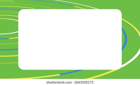 Abstract cyber image background of circles in summer colors