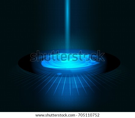 abstract cyber secutiry technology background vector illustration