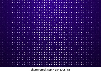 Abstract cyber space environment background. Digital particles grid virtual reality. Graphic concept for your design