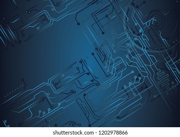 Abstract cyber technology background.  