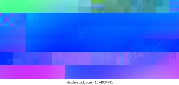 Abstract cyberpunk background with diffusion gradients. Modern techno backdrop with glitch effect. Vector illustration of a distorted surface.