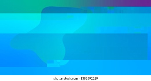 Abstract cyberpunk background with diffusion gradients. Modern techno backdrop with glitch effect. Vector illustration of a distorted surface.