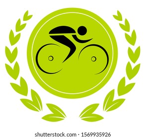 abstract cycle logo vector illustration