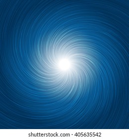 Abstract Cyclone Background Blue Light Vector Illustration