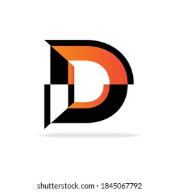 Abstrakter Schriftstil Logo für das Konzept des Persönlichen und Firmenidentitätssymbols Vektorgrafik