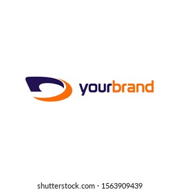 Abstract D letter Logo template