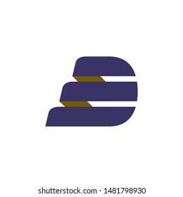 abstract d logo vector design symbol icon 