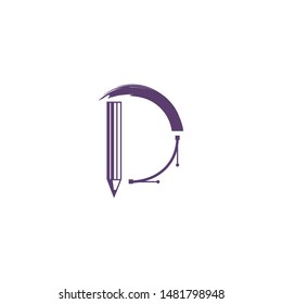 abstract d logo vector design symbol icon 