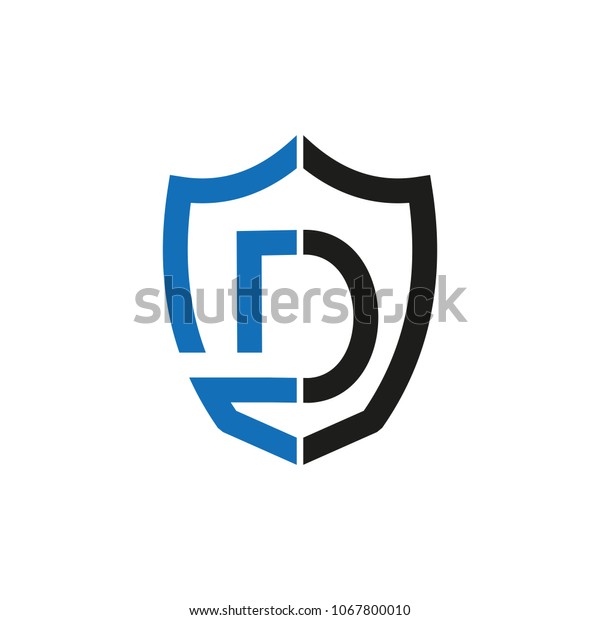 ABSTRACT D SECURITY LOCK\
DESIGN VECTOR