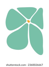 Abstract Daisy Flower Vector Illustration