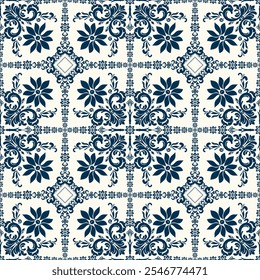 Abstractas damasco patrón textil decorativo de lujo. Uso de textura de Vector para Fondo de pantalla, fondo, tela, ropa, envoltura, baldosas de cerámica, ilustración e impresión.