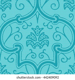 Abstract damask pattern seamless background tile
