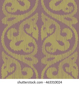 Abstract damask pattern seamless background tile