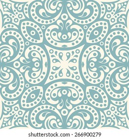 Abstract Damask Seamless Vector Background
