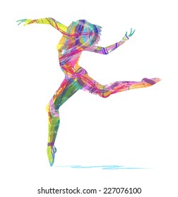 abstract dancer