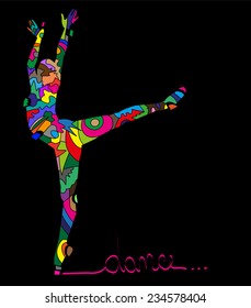 abstract dancer