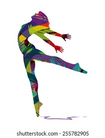 abstract dancer