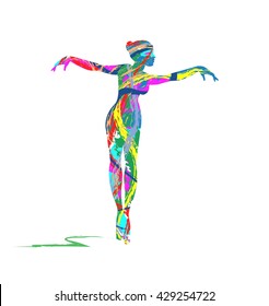 abstract dancer