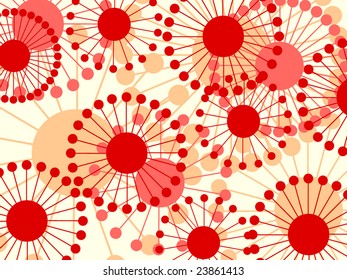 abstract dandelion background