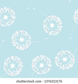 Abstract dandelion seamless pattern background  vector illustration EPS10