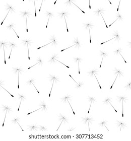 Abstract Dandelion Seed Seamless Pattern Background Vector Illustration EPS10