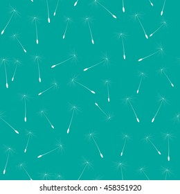 Abstract Dandelion Seed Seamless Pattern Background Vector Illustration EPS10