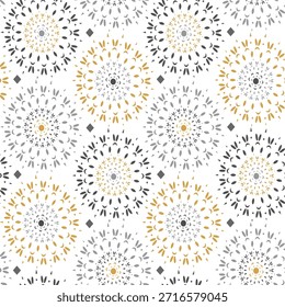 Abstrato Dandelion Speckle Pattern Ouro Cinza Plano de Fundo Perfeito