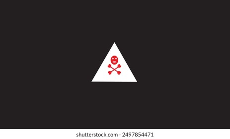   Peligro Abstractas, Ilustración vectorial de icono de seguridad, Advertencia de peligro - icono de Vector,. Señal de alerta.
