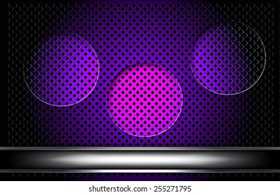The abstract dark background