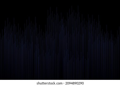 Abstract dark background with bright elements. Soundtrack, colored iceberg