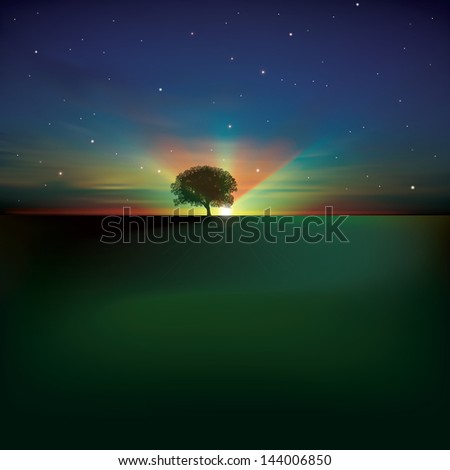 Similar – Image, Stock Photo somewhere…. Rainbow