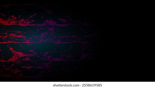 abstract dark background with color bricks texture